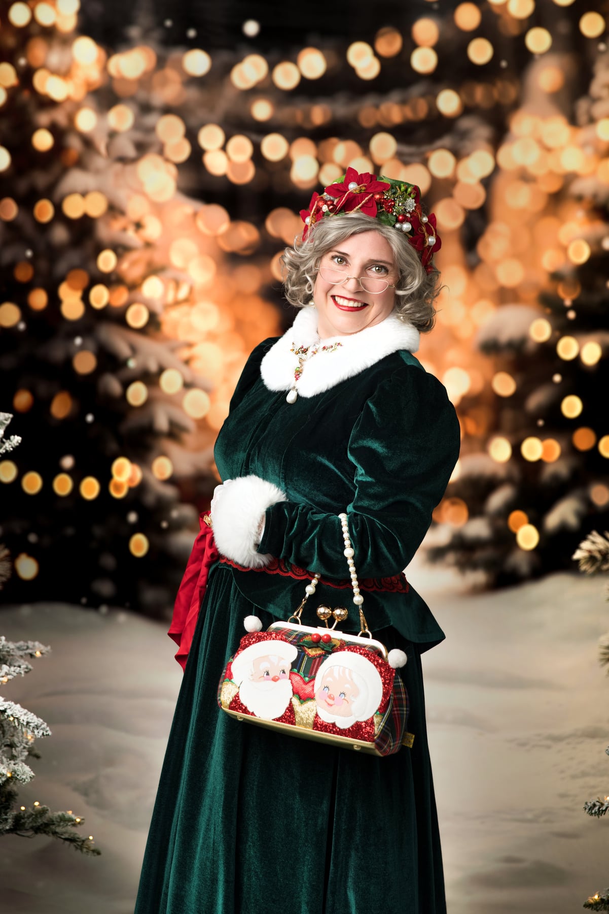 Santa and Mrs. Claus holiday portrait